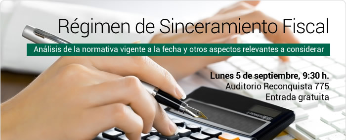 Régimen de Sinceramiento Fiscal