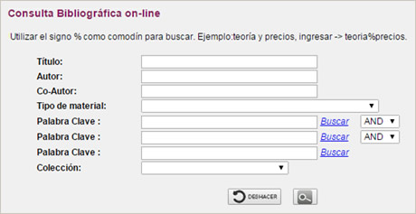 Consulta bibliografica on-line
